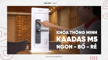TẠI SAO NÊN DÙNG KADAAS M5: KHOÁ THÔNG MINH HÀNG HIỆU GIÁ CHỈ HƠN 3 TRIỆU