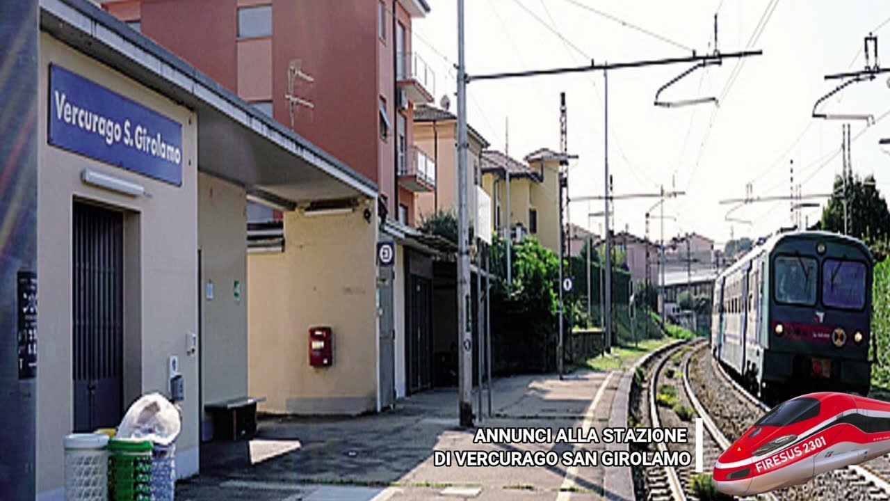 Annunci alla stazione di Vercurago San Girolamo