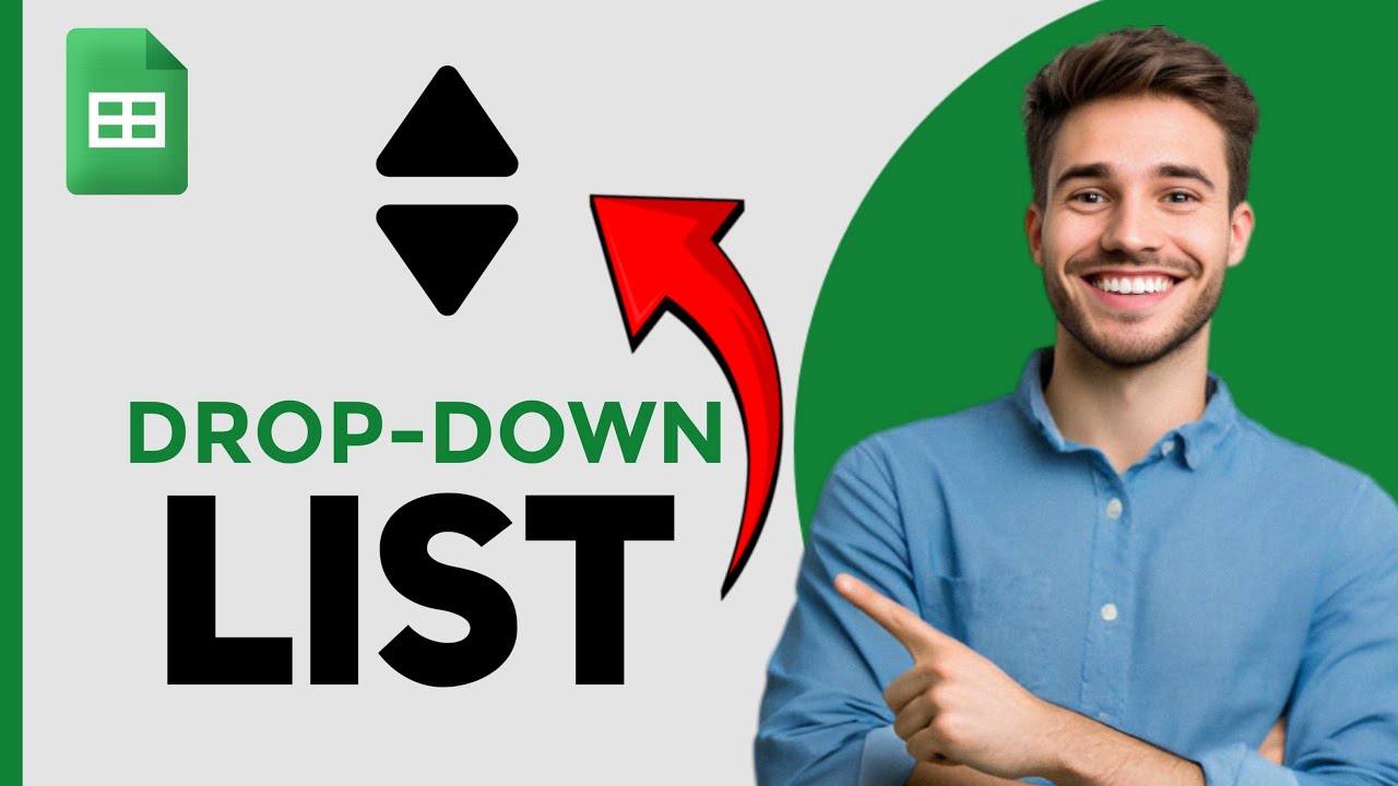 How to Create a Dropdown List on Google Sheets - YouTube
