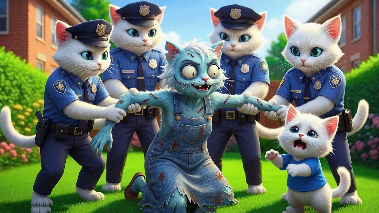 😱 OMG! ⚡ Zombie Cat Mom Breaks Into Kitten’s House 🧟‍♀️🐱 But the Police Stop Her!