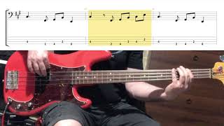 Video thumbnail of "Albert King - Born Under A Bad Sign ( Bass Cover Tab In Video )"