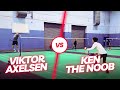 Playing badminton against world number 1 viktor axelsen  all england vlog 2023