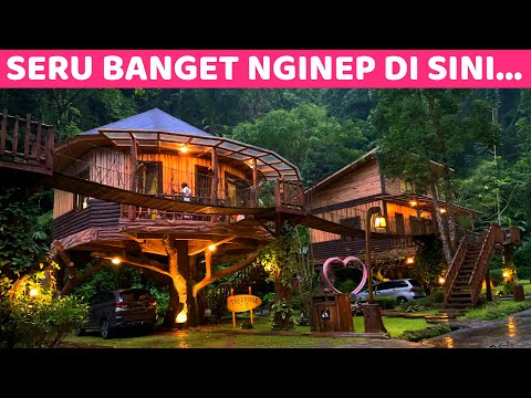 ASLI, ENAK BGT SUASANA NGINEP DI SINI...! Rumah Pohon Taman Safari | Hotel bagus di puncak Bogor
