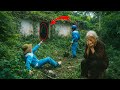 Time-Lapse: Mystery in the Old House — Worker Shocked by Strange Figure While Clearing the Bushes