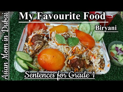 essay on my favourite food biryani in hindi