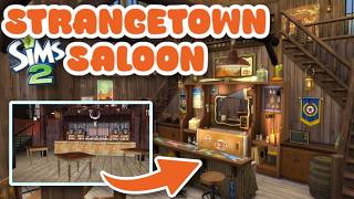 I Built The Sims 2 Strangetown Saloon In the Sims 4!  | The Sims 4