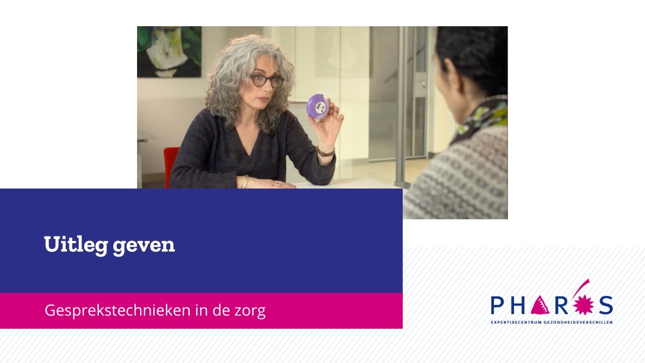 Gesprekstechnieken in de zorg uitleg geven - YouTube