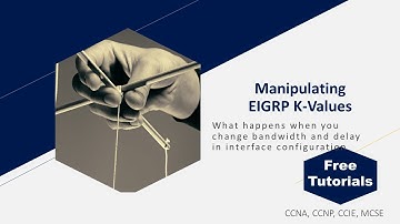 Manipulating EIGRP k-values