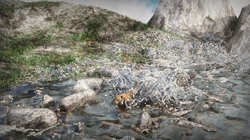 REALFLOW 3D Animation - TIGER Splash 2.0 - C4D + Redshift + AE + BREAKDOWN