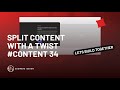 Let's Build a Split Content section with a twist in Bricksbuilder