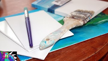 Dollar Tree Art Supplies Canvas Review | Do they really work??