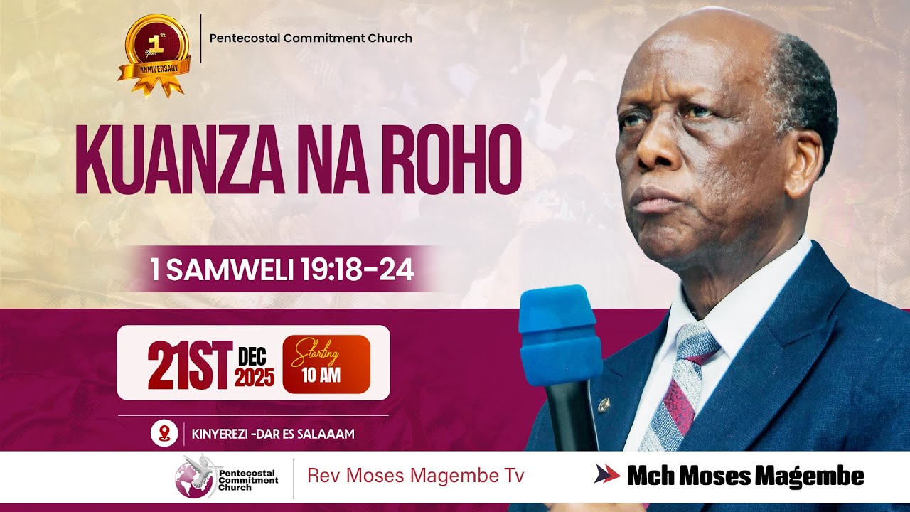 Mch Moses Magembe - KUANZA NA ROHO