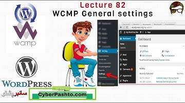 WordPress Lecture 82 | WCMP General settings |  multi-vendor WordPress site | Cyber Pashto