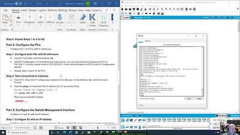 CCNA ITN - 2.7.6 Packet Tracer - Implement Basic Connectivity