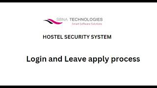 How to Login and Apply for Leave in HSS