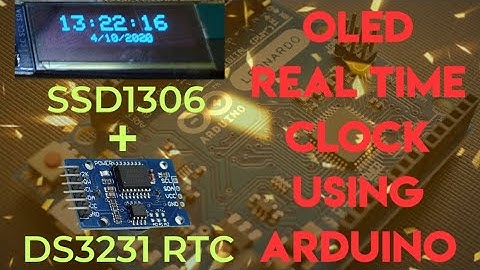 How to use rtc module with arduino | DS3231 Arduino | OLED Clock Arduino