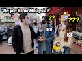 Asking korean people about malaysia