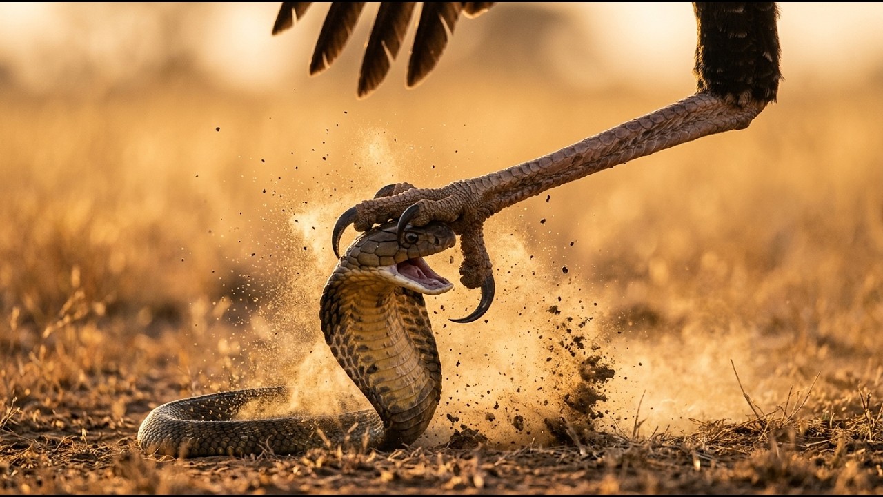 Secretary Bird's Specialized Hunting Adaptations