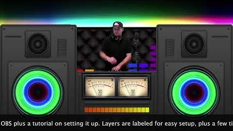 100% FREE!!! DJ Booth and Stage Scene + Setup Tutorial for OBS