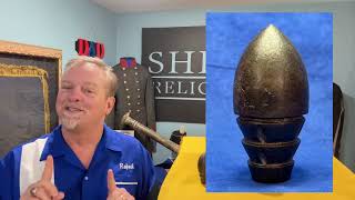 Civil War Confederate 2.25 Mountain Rifle Archer "Bolt" Cannon Projectile From Rafael Eledge