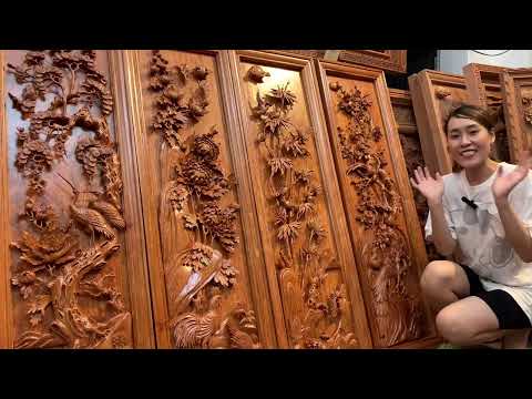 Video Bộ tranh tứ quý đục tay thủ công hoàn thiện đẹp cho a... - youtube