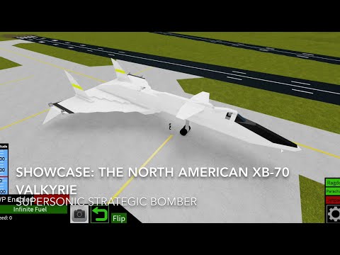 Roblox Showcase The North American Xb 70 Valkyrie Youtube - roblox showcase btr 70 youtube