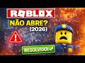 Roblox não abre? COMO RESOLVER (2026)
