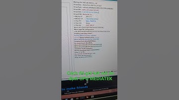 Cách giữ kết nối ổn định khi isp emmc ufs với cpu Mediatek