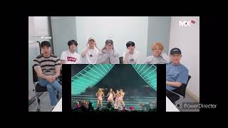 Monsta x reaction to black pink Coachella  pretty savage