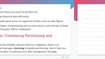 How to Effectively Use Partitioning and Clustering in BigQuery Tables