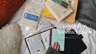 a month in hobonichi a6 | 2024 unboxing (for real this time) ✸