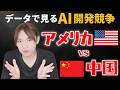 【AI開発競争】アメリカvs中国のAI開発競争をデータで見てみたら戦略の違いが面白かった件