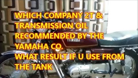 Yamalube 2 stroke transmission oil