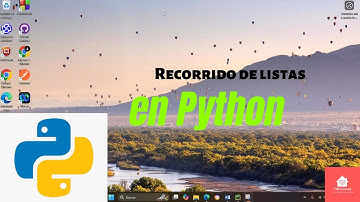 PYTHON: Recorrido listas en Python #techno #technology #programming #programacion