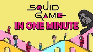 SQUID GAME in 1 minute Recap Cartoon