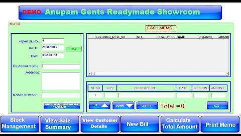 How to Create Billing System Project in Visual Basic.Net