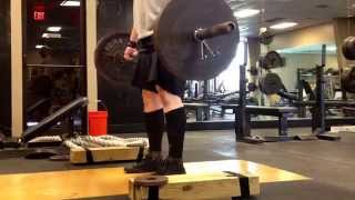 Cube method. Deadlift day. Week 1. I really need to work on my ghr and ab wheel form.
