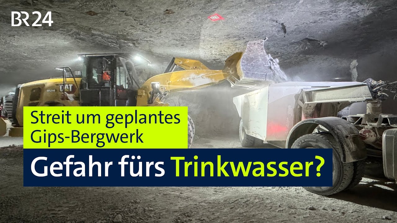 Streit um geplantes Gips-Bergwerk: Gefahr für Würzburgs Trinkwasser? | jetzt red i | BR24live