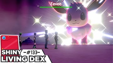 Shiny Eevee From a Raid! Pokemon Sword!