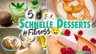 5 Snacks und Nachtische 🤤| Geniale und gesunde Rezepte | Schnelle und einfache Desserts | mamiblock