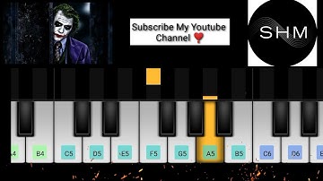 Joker || Lai Lai Song ( Tiktok ) || Easy Piano Tutorial || Mobile Piano Tutorial || Its SH Music