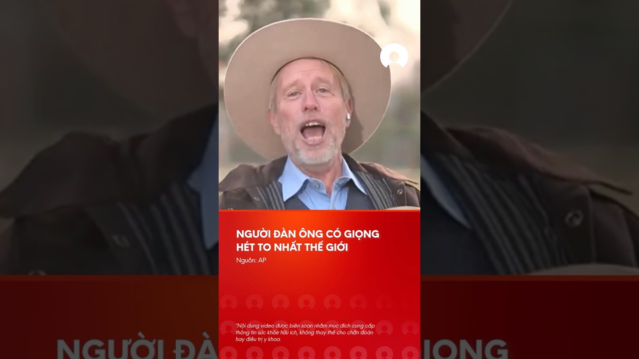 NgÆ°á»i Ä‘Ã n Ã´ng láº­p ká»· lá»¥c Guinness cÃ³ tiáº¿ng hÃ©t lá»›n nháº¥t tháº¿ giá»›i #guinnessworldrecords