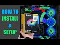 How To Install Corsair QL120 Fans & Set up iCUE