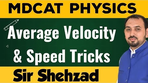 Average speed shortcuts Mdcat Ecat jee neet mian lectures in hindi urdu