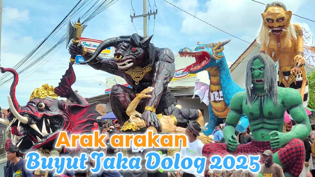 Arak arakan Buyut Jaka Dolog Desa Kapringan Krangkeng | Lokasi 2 di Pertigaan Indomaret Kapringan