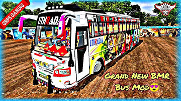 🎀🎀Grand New BMR Bus Mod😍 Bus simulator Indonesia V3.7.1😍||Don
