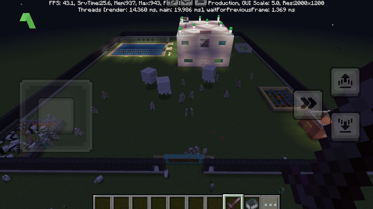 MİNECRAFT TA 1 AYDA YAPTIĞIM VİLLA🤩