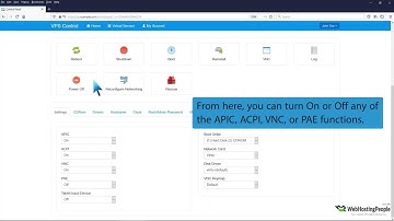 How to Turn APIC, ACPI, VNC, or PAE On or Off in SolusVM   WebHostingPeople