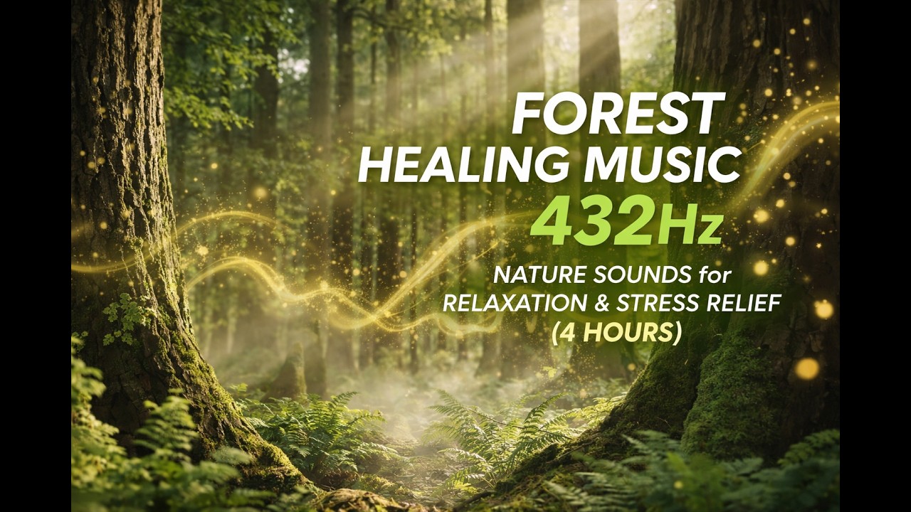 Forest Healing Music 🌿 432Hz Nature Sounds for Relaxation & Stress ...