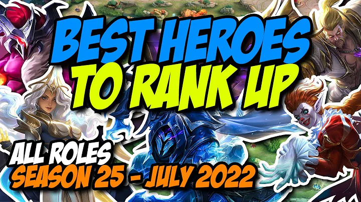 BEST HEROES IN MOBILE LEGENDS JULY 2022 ALL ROLES || SEASON 25 RANK UP META
